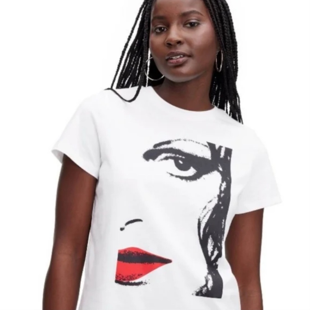 Diane Von Furstenberg X Target Iconic Red Lip T Shirt